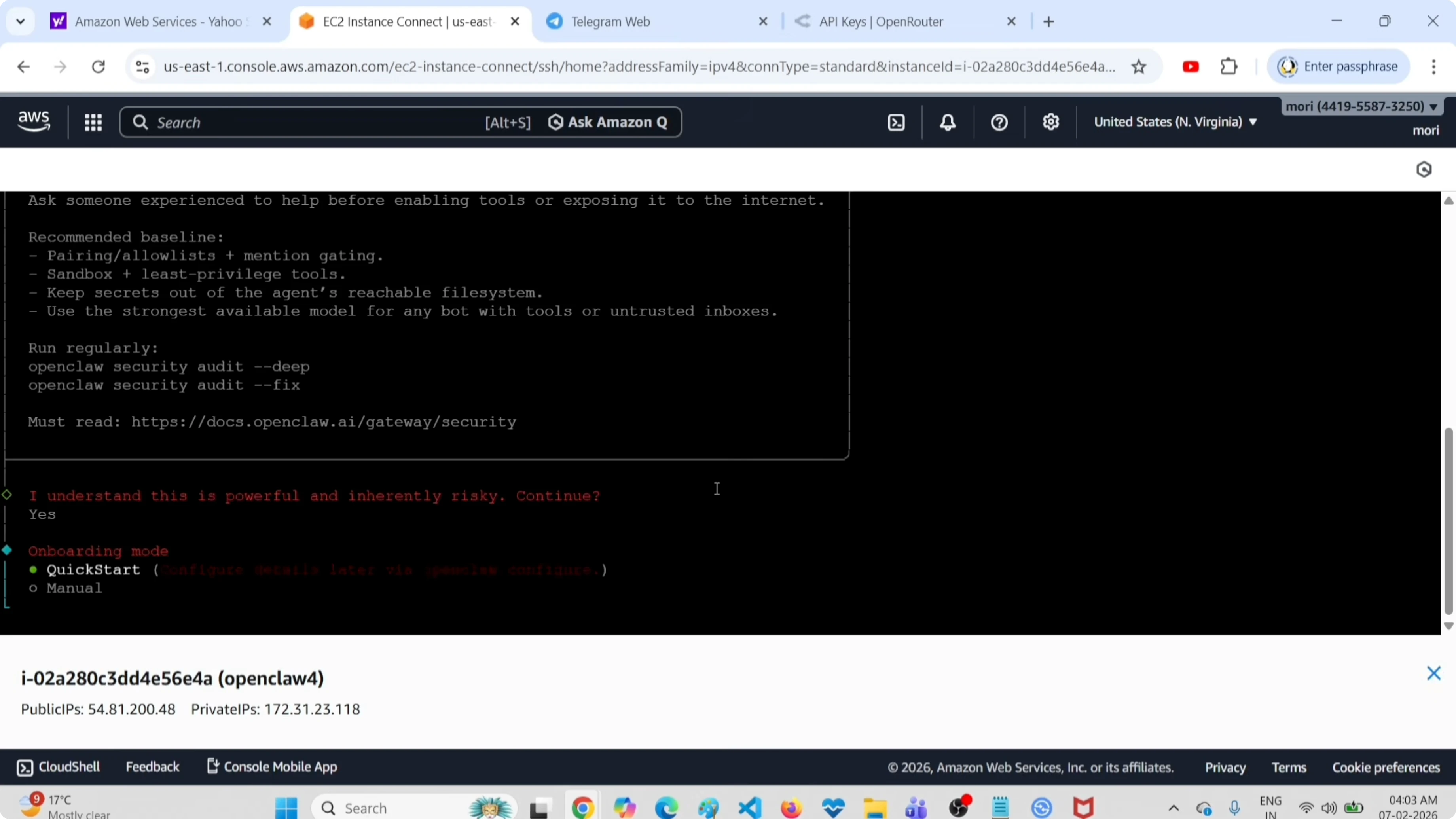 Screenshot from How to Set Up OpenClaw Without a Paid API Key or Providers? at 28s