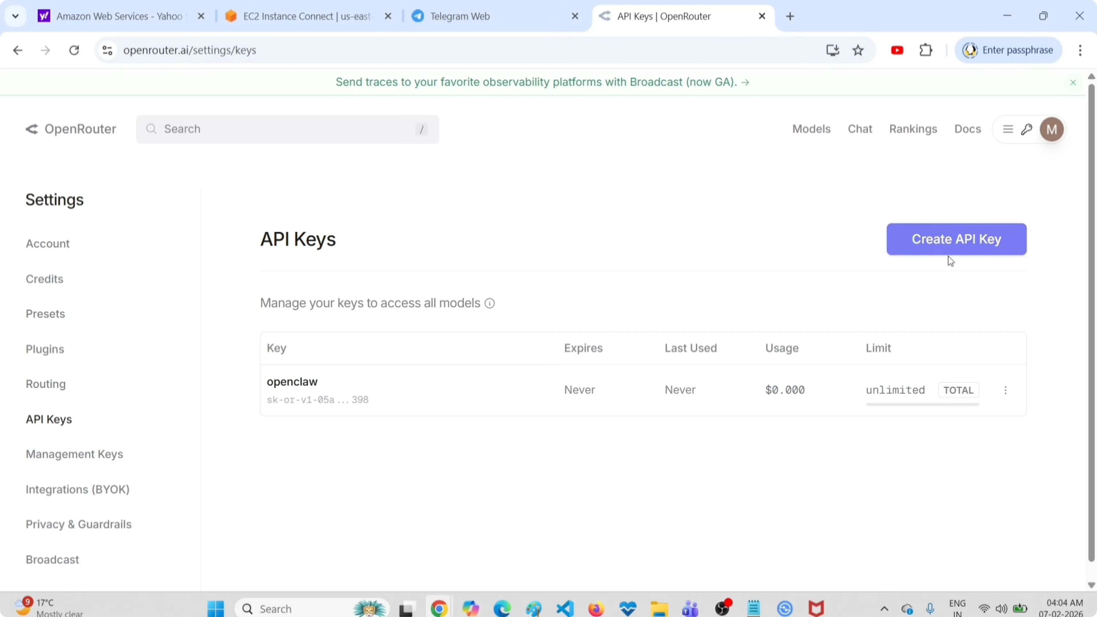 Screenshot from How to Set Up OpenClaw Without a Paid API Key or Providers? at 48s