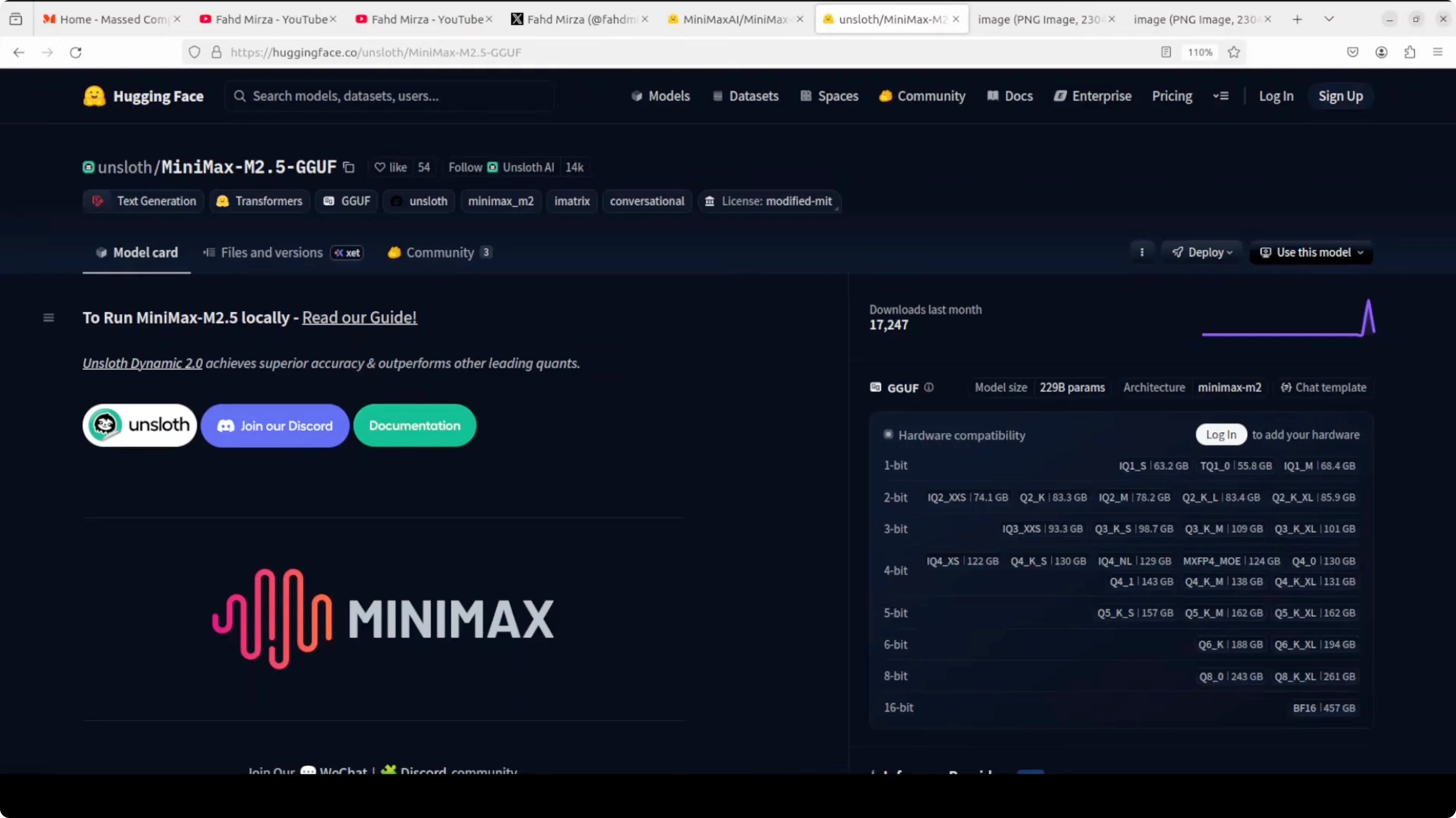 Screenshot from How to Easily Set Up and Run MiniMax M2.5 Locally? at 148s