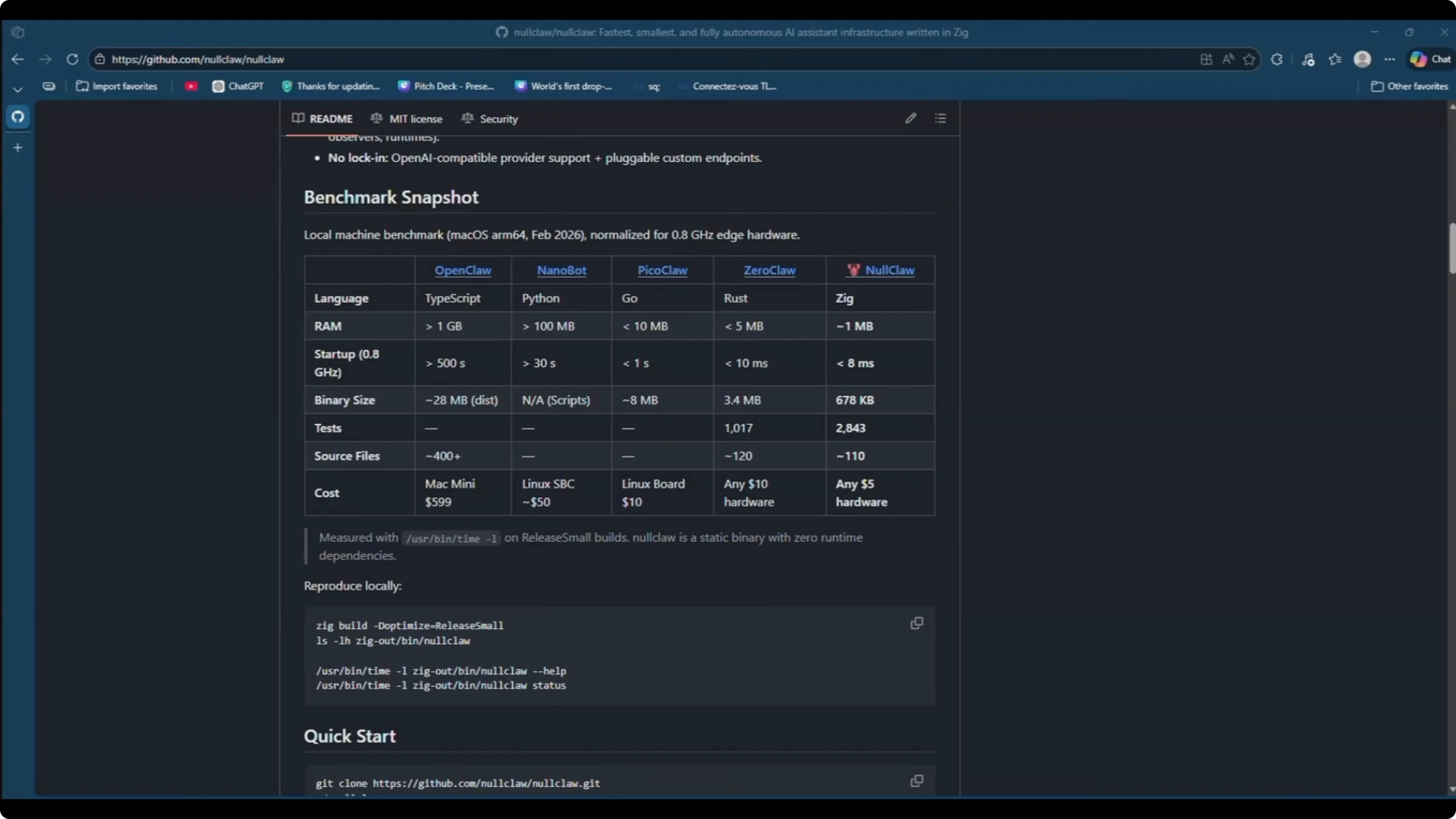 Screenshot from How to setup NullClaw in Easy Steps? at 48s