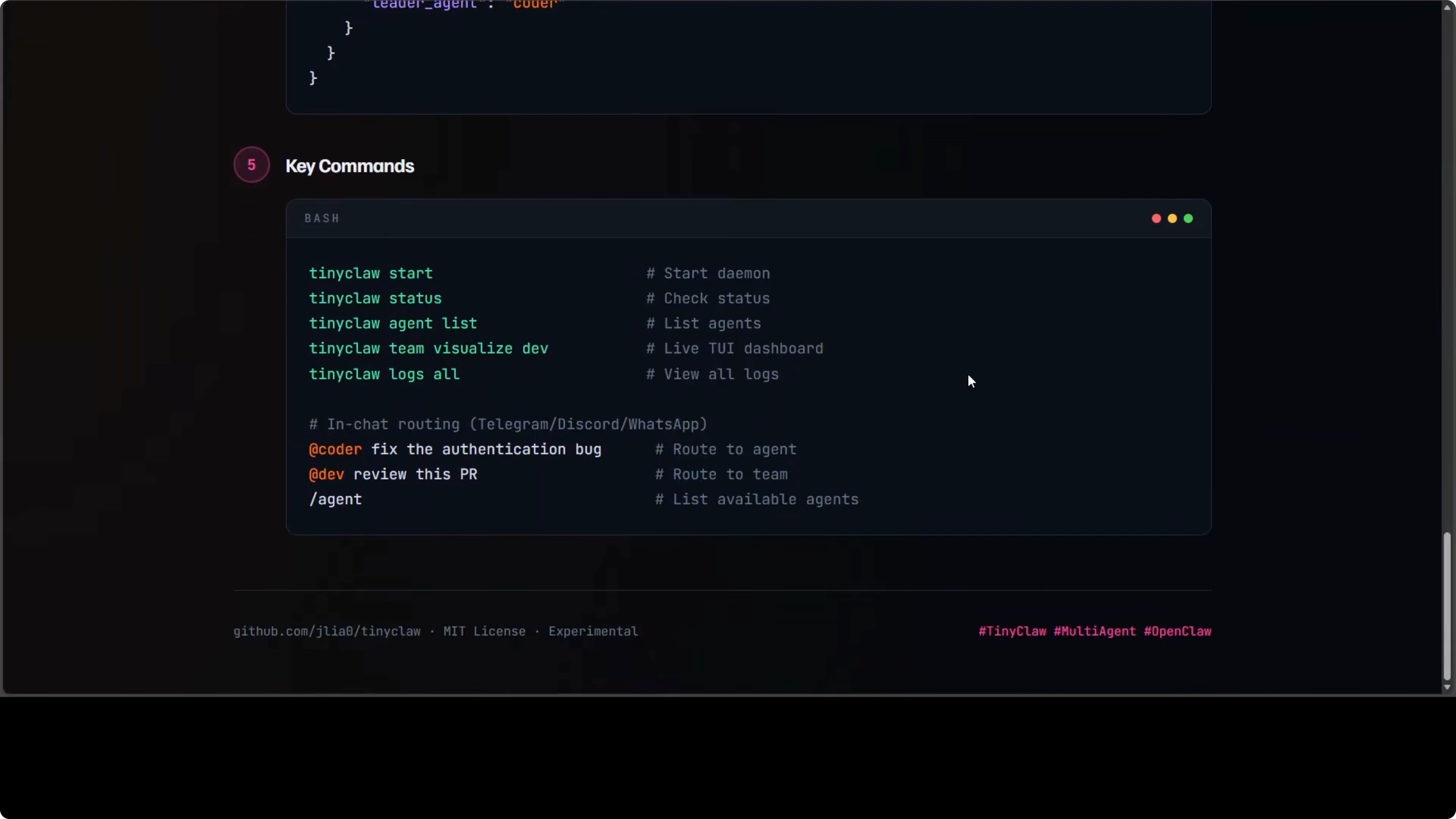 Screenshot from How TinyClaw and ClawRouter Transform Multi-Agent AI Routing? at 399s