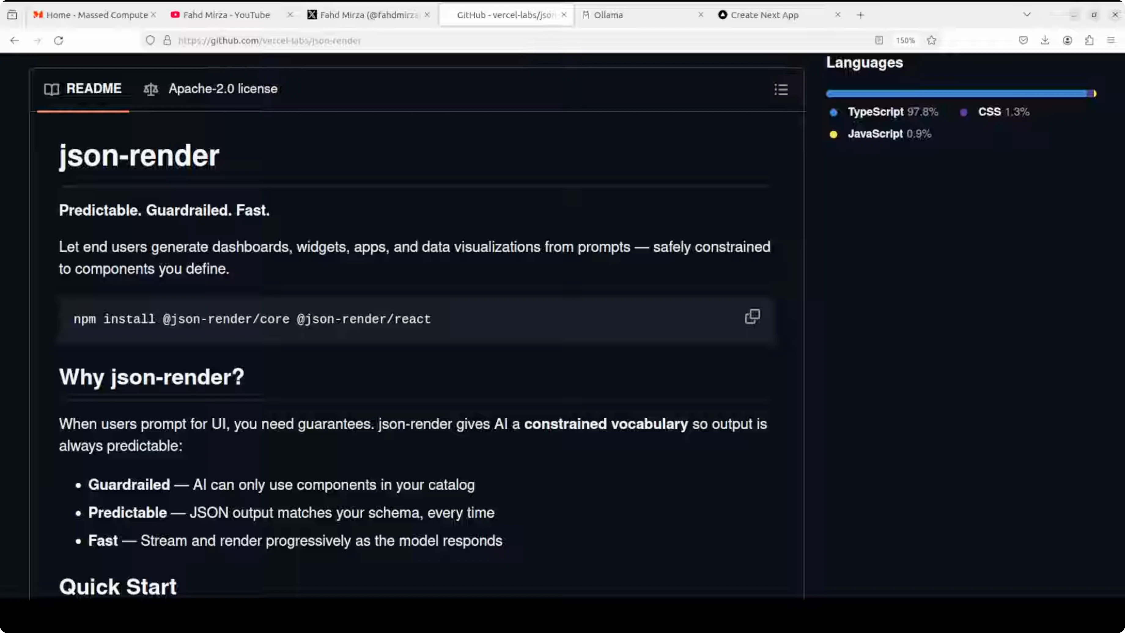 Screenshot from Master Vercel Json-Render with Ollama at 462s