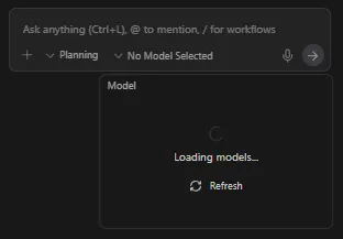 How to fix Antigravity models not loading even after successful login